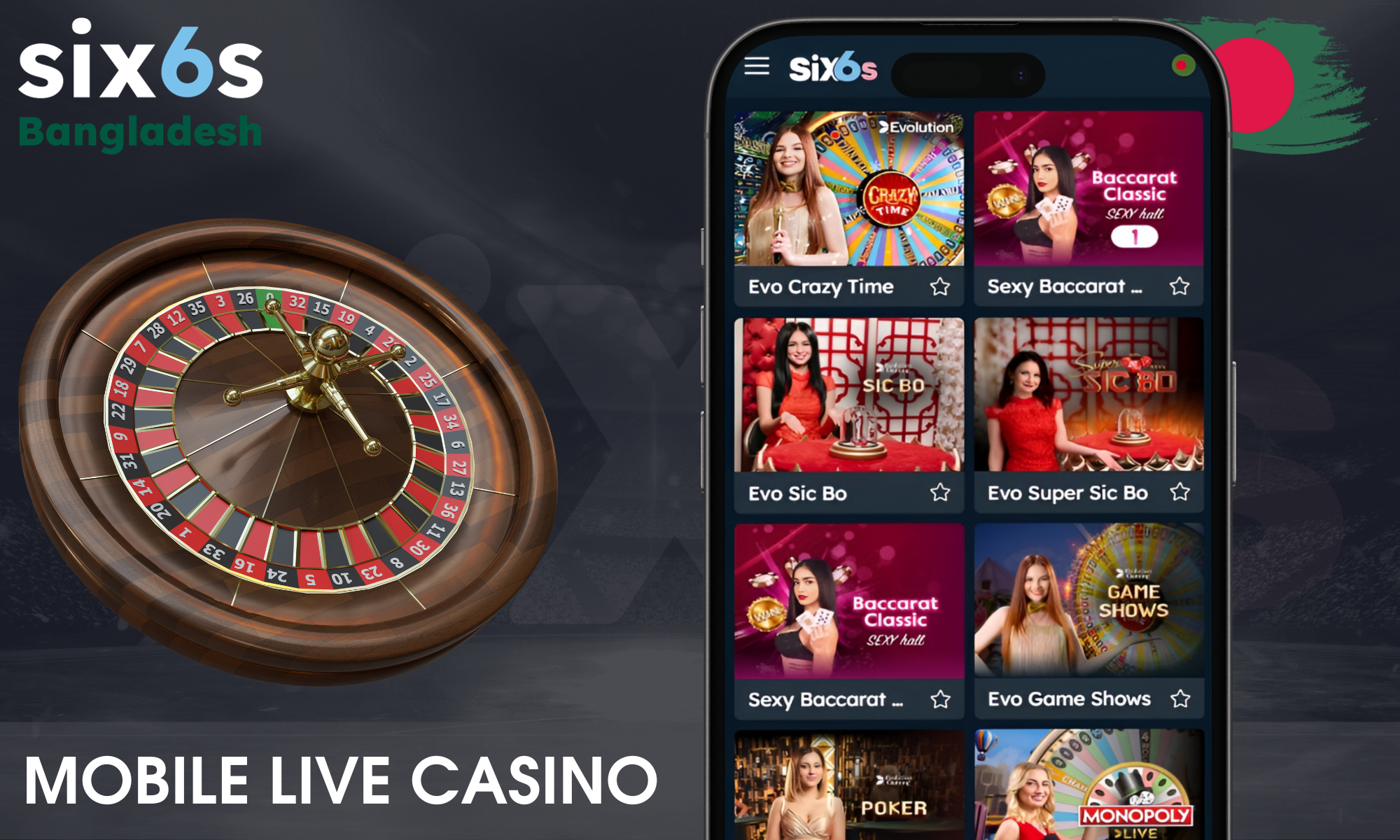 Top Best Games at Six6s Online Casino