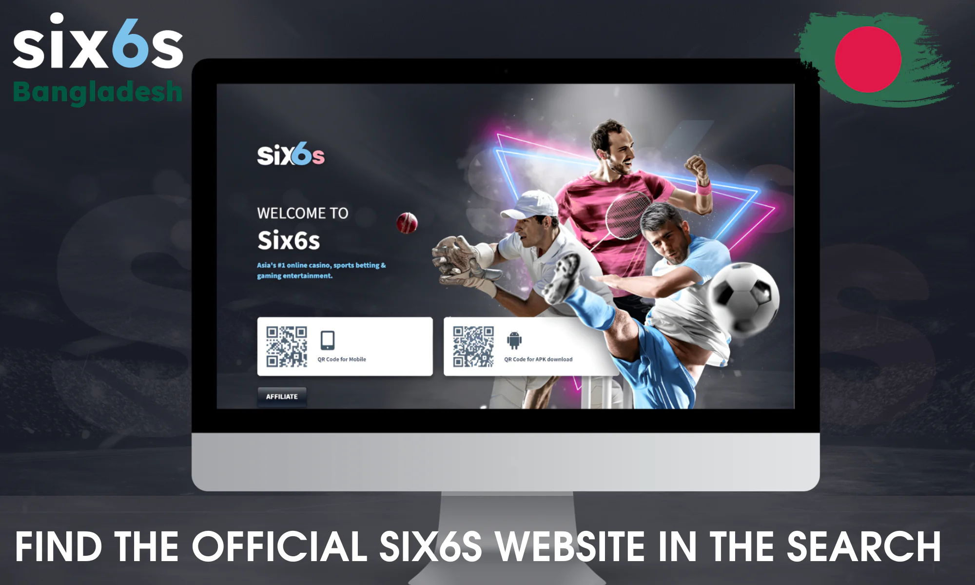 Find the official Six6s page in the search