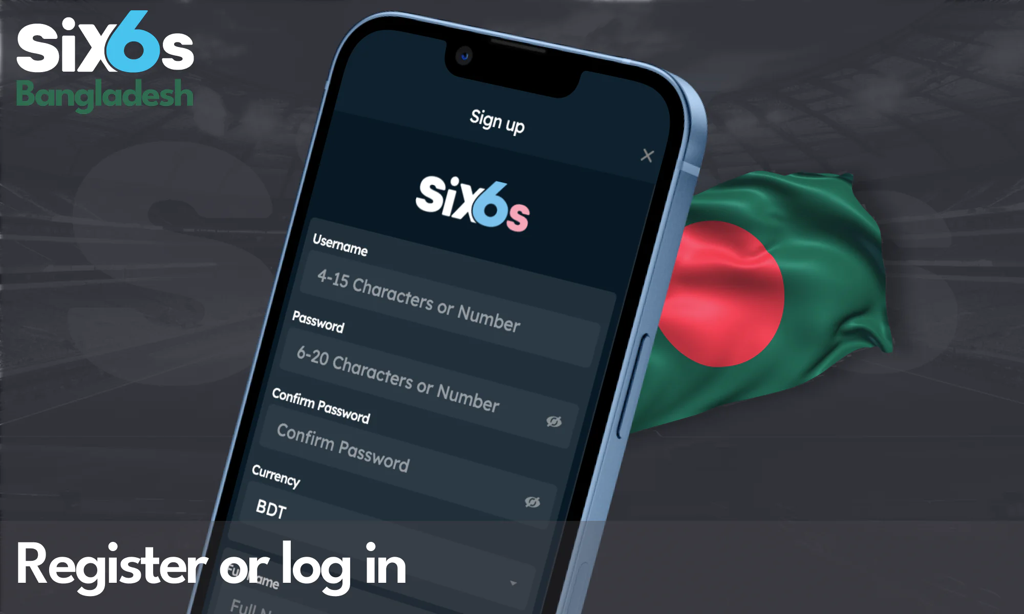 Registration or login - Six6s Bangladesh