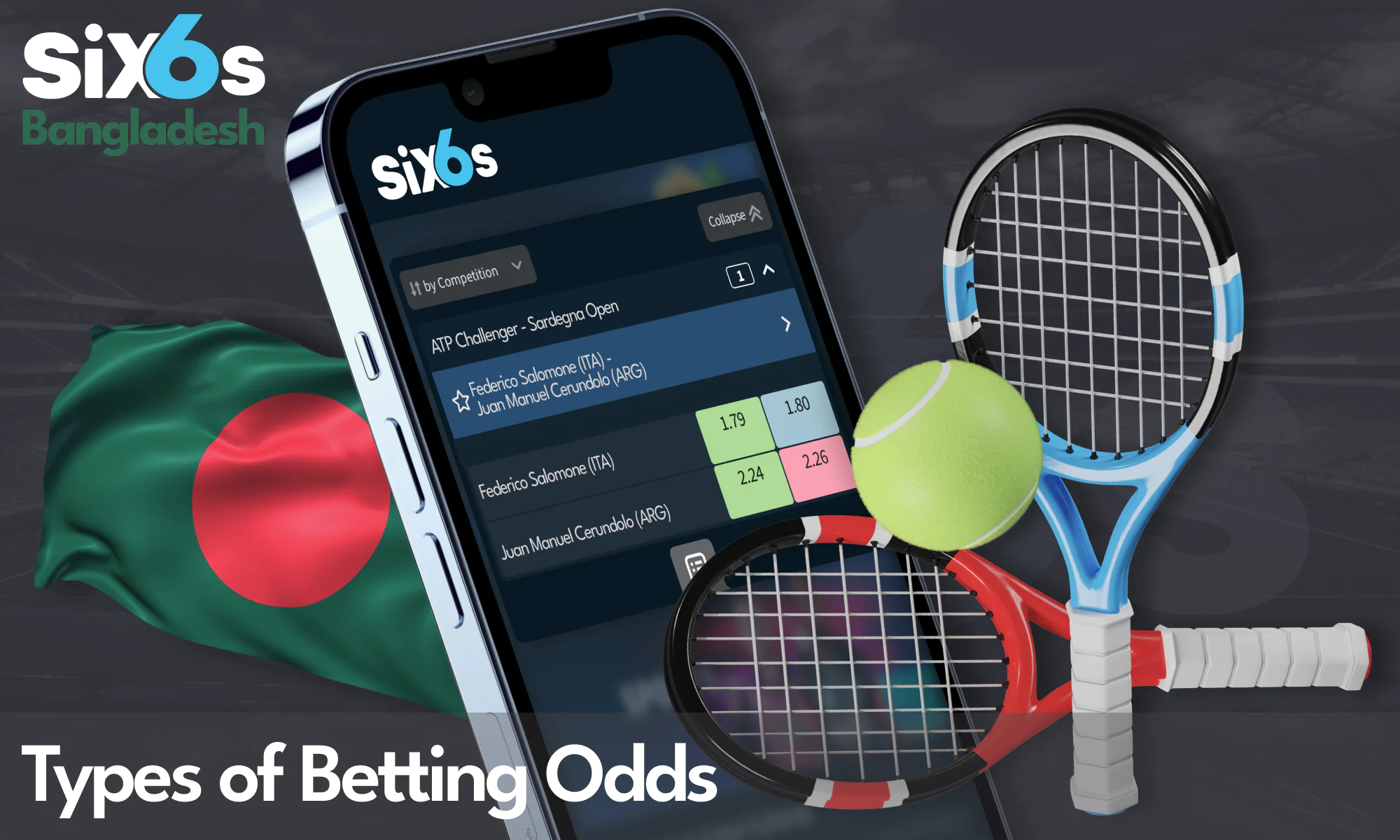 Betting odds for tennis - Six6s Bangladesh
