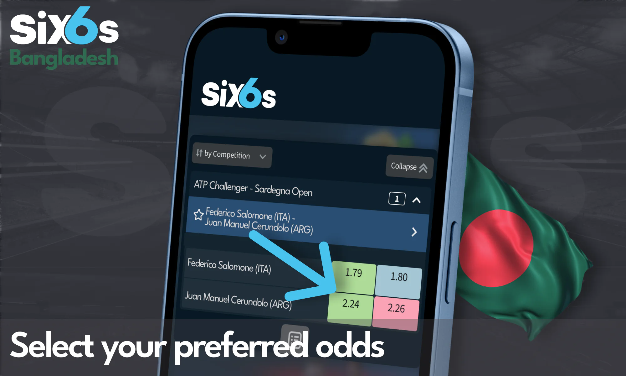 Six6s Bangladesh - select odds