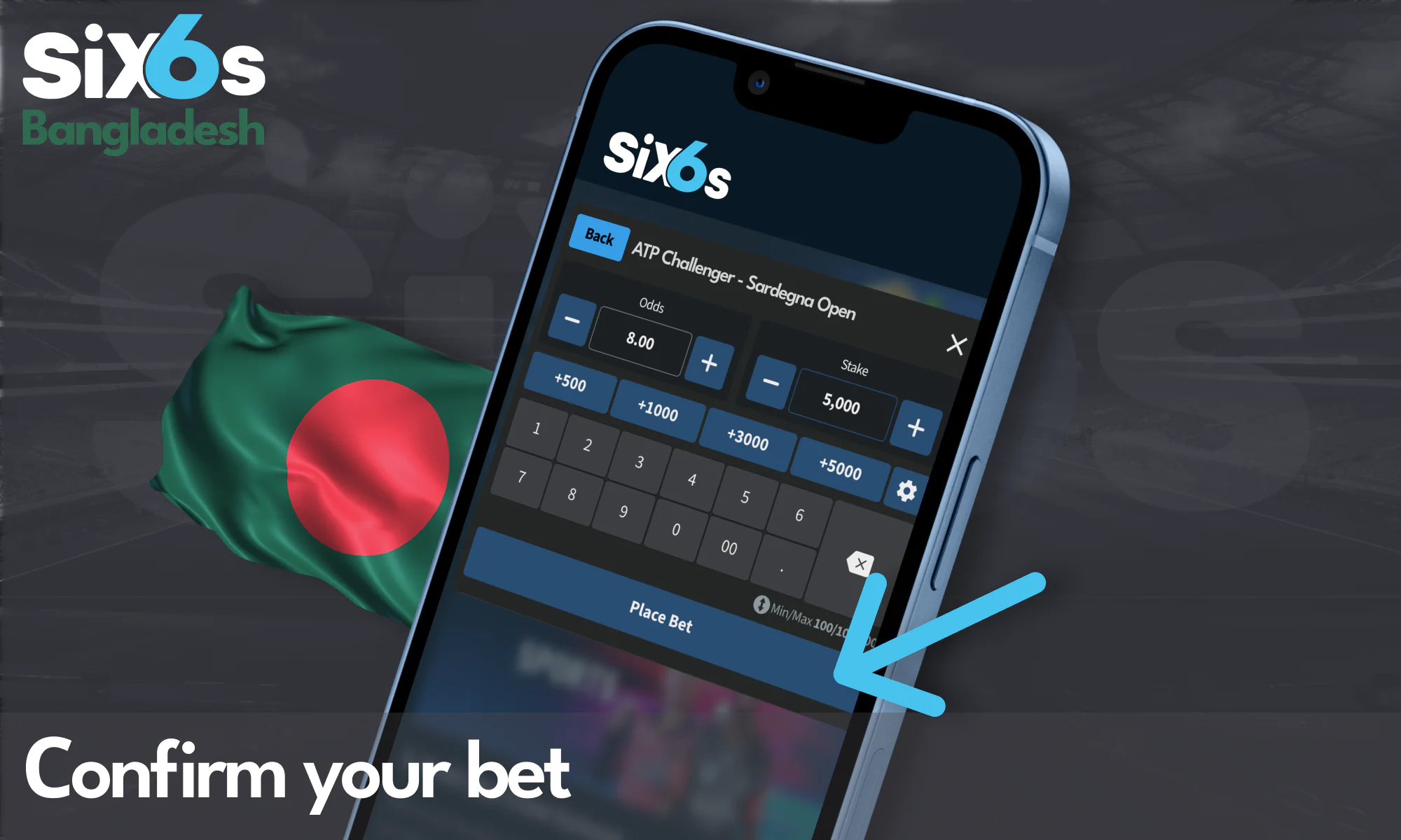 Six6s in Bangladesh - place a bet