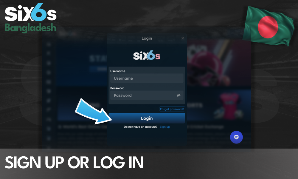 Log in or Register at Six6s Bangladesh