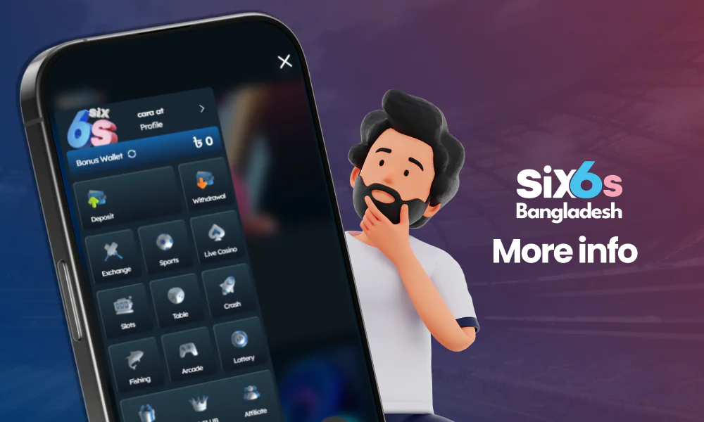 More info about betting and playing at Six6s Bangladesh