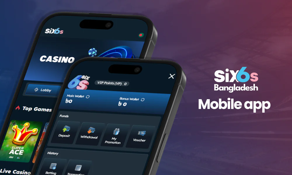 Six6s Bangladesh - has a special optimized app for Android and IOS