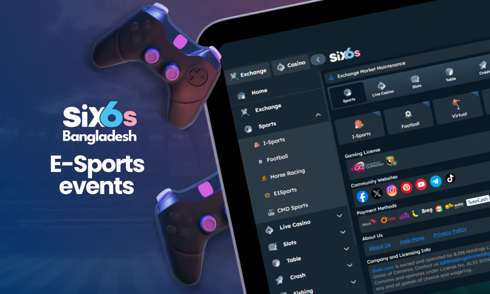 E-sports betting for bangladeshi bettors - Six6s