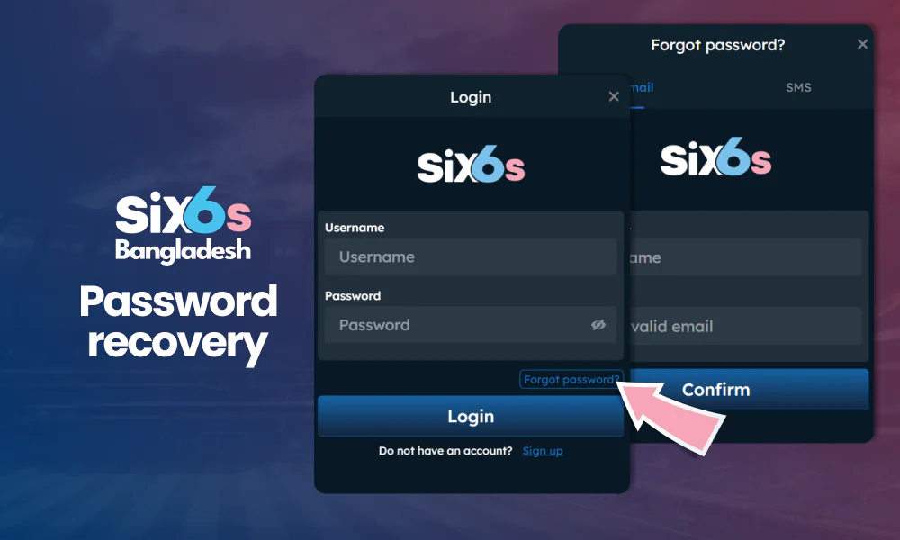 Password recovery process ay Six6s